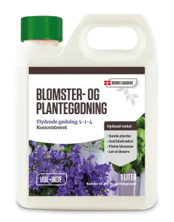 Blomster- og plantegødning - 1 liter