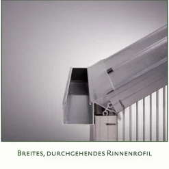 Drivhus - KGT Iris II, blank aluminium - 5,06 m2