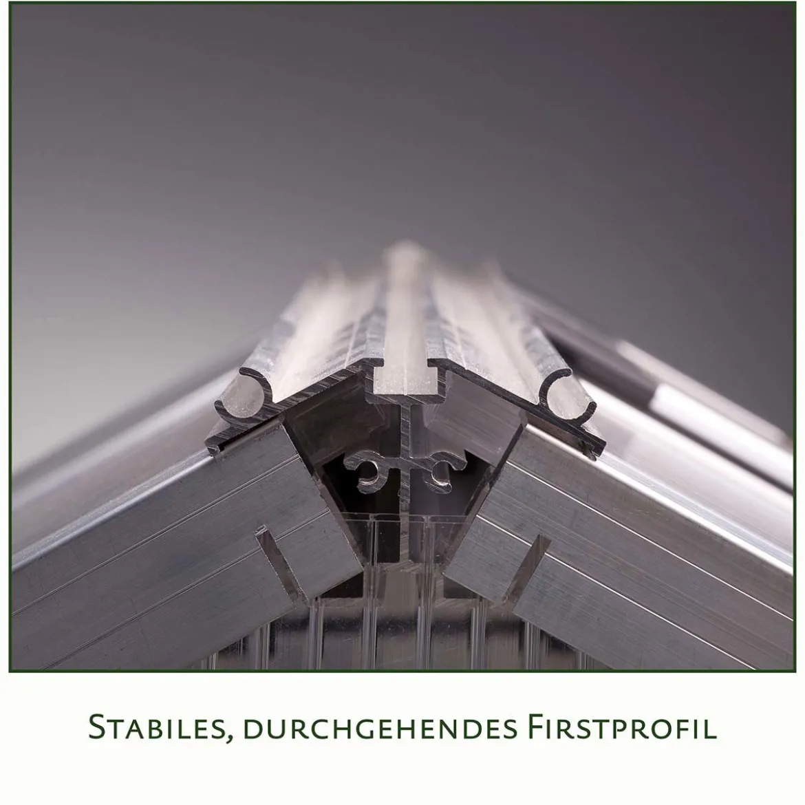 Drivhus - KGT Nelke III, blank aluminium - 9,59 m2