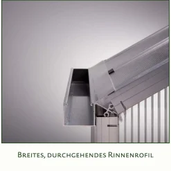 Drivhus - Model Callas III, Aluminium - 5,15 m2