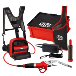Felco 802 elektrisk beskæresaks, komplet sæt