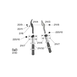 Felco 211-50 grensaks 50cm