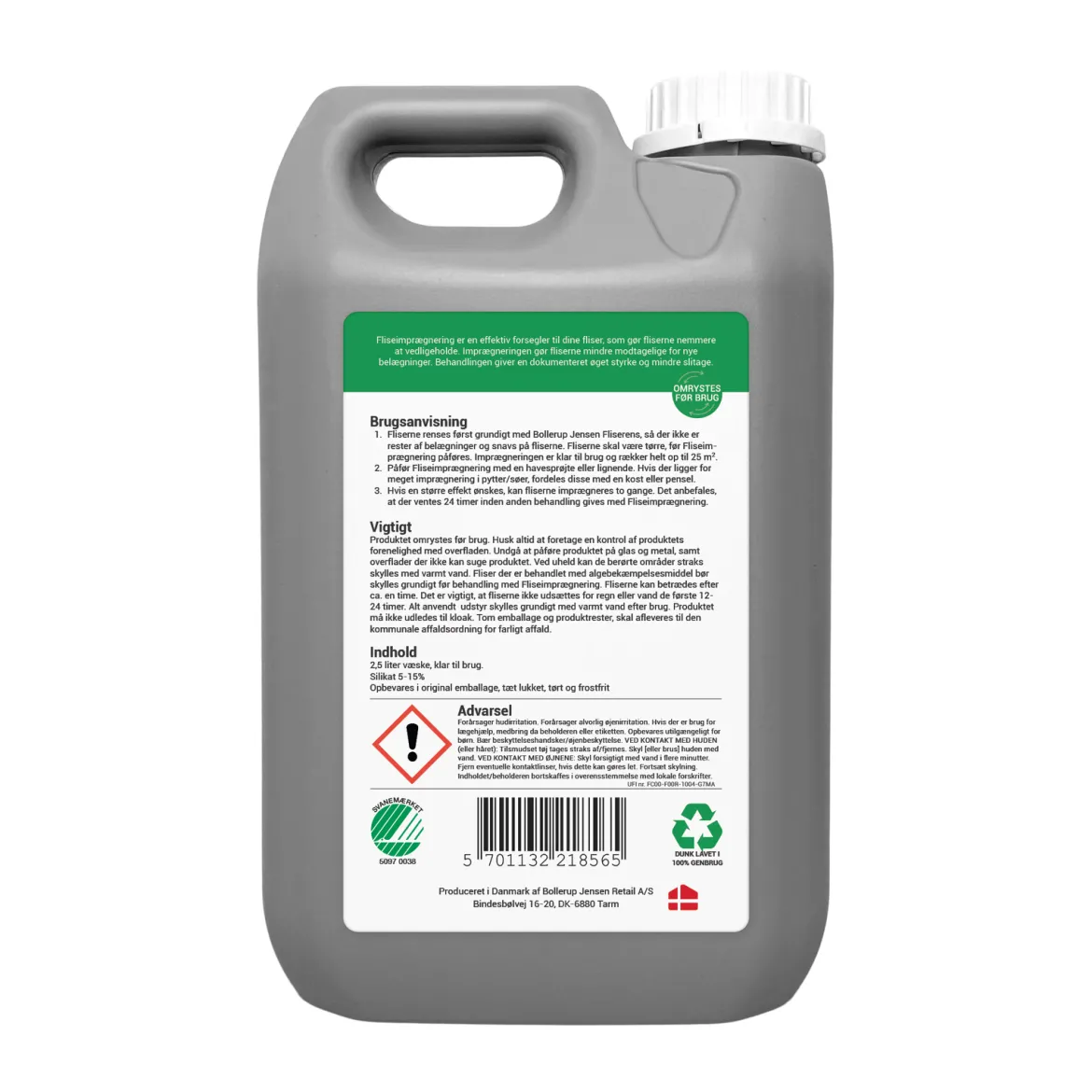 Fliseimprægnering (klar til brug) - 2,5 liter