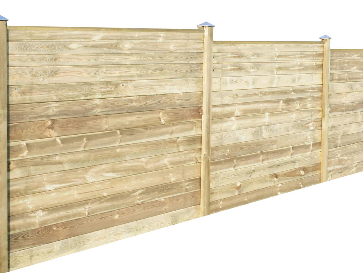 HORTUS 170 cm tillægsfag med topprofil flad afslutning og 1 mellem stolpe