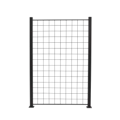 HORTUS espalie 150x100 cm sort til aluminium stolpe