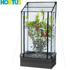HORTUS høj drivhus 130/150 x 87 x 47 cm