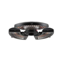 HORTUS terrassevarmer parasol 800/1600/2400 W, HA, sort