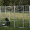 Hundegård mellem model (7 sidemoduler + 1 lågemodul)