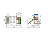 Jungle Gym Hut legetårn komplet inkl. climb module xtra ekskl. rutschebane