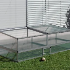 KGT skildpadde sokkel til mistbænk 210, aluminium, 205 x 91 x 23 cm