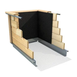 KGT Woody 130 højbed i træ, 131 x 99 x 79 cm
