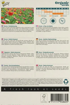 Økologisk Frøkenhat frø "Dahlia Flowered"