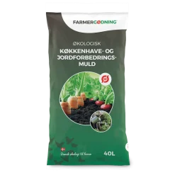 Økologisk Køkkenhave- og jordforbedring - 40 liter