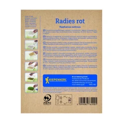 Økologisk Mikrogrøntpude Rød Radise - 3 stk.
