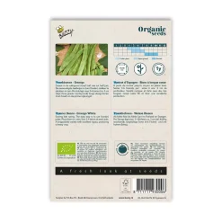 Økologisk Pralbønne frø "Emergo White"