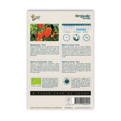 Økologisk Snack Peberfrugt frø "Flynn Orange"