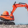 Kubota gravemaskine inkl. hjelm