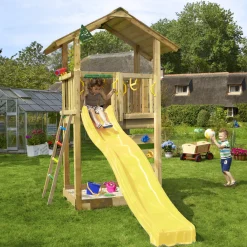 Legetårn Jungle Gym Sierra 2.1 m/gul rutschebane