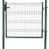 Låge for panelhegn 103 x 118 cm, grøn