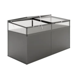 Mistbænk-overdel til KGT højbed 210, antracitgrå, 205 x 91 x 32 cm