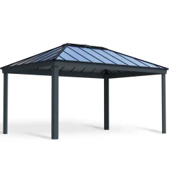 Palram - Canopia havepavillon Dallas 4,2 x 6 meter antracitgrå