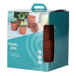 Plantepotte i plast, Ø13 cm - 12 stk