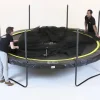 Salta Trampolin Comfort Edition rektangulær 305x214 cm, sort inkl. sikkerhedsnet