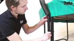 Salta Trampolin First Class Ø427 cm, sort inkl. stige & sikkerhedsnet