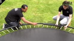 Salta Trampolin Royal Baseground Sport Ø427 cm, sort