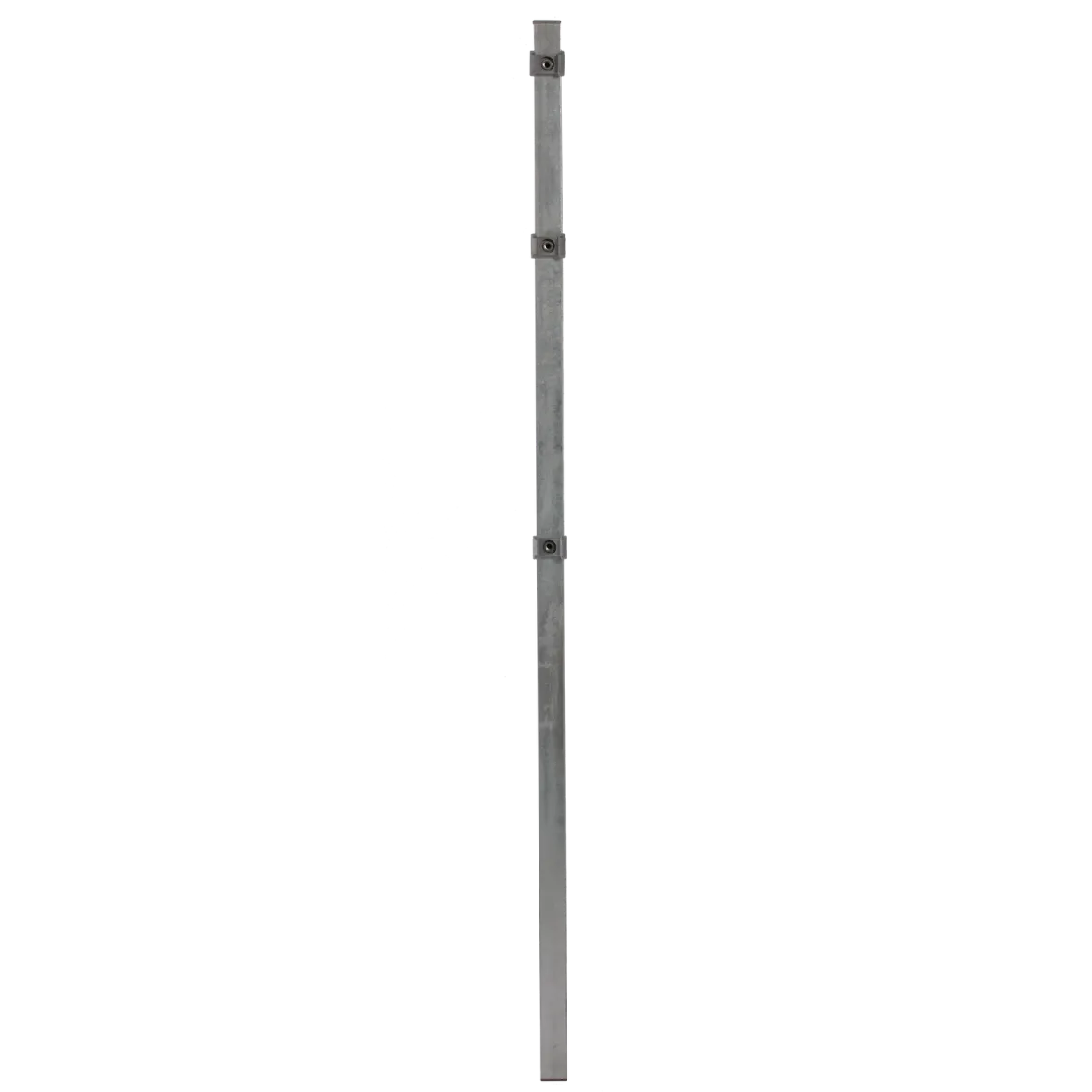 Stolpe for panelhegn med deko "X", 40 x 40 x 1500 mm, galvaniseret