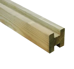 Stolpe til profilhegn mellem 9 x 9 x 270 cm HORTUS