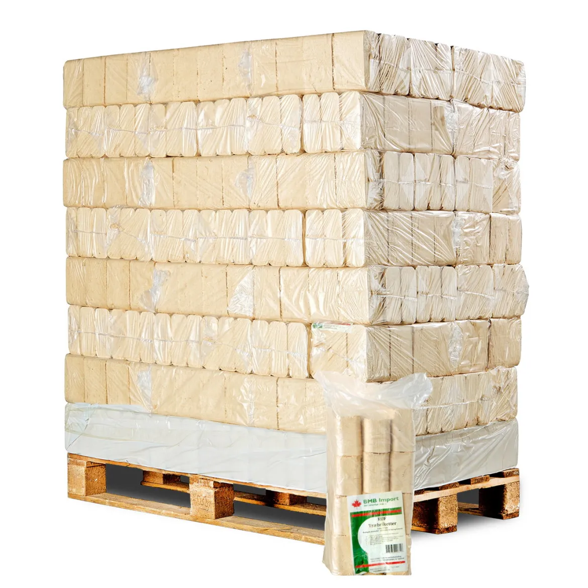 Træbriketter RUF 960 kg