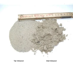 Vasket sandkassesand, 0-2 mm - 1000 kg